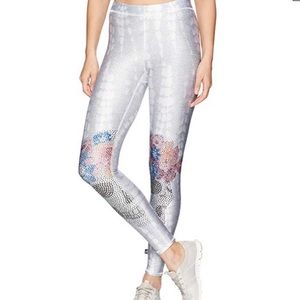 Terez Flower Crown Skull Leggings